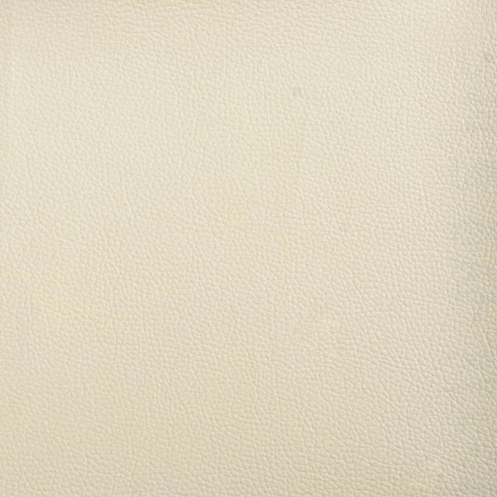 Sofá chesterfield 2 lugares couro artificial creme