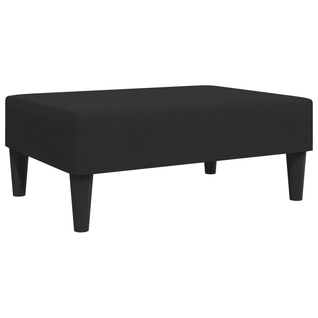 2 pcs conjunto de sofás veludo preto