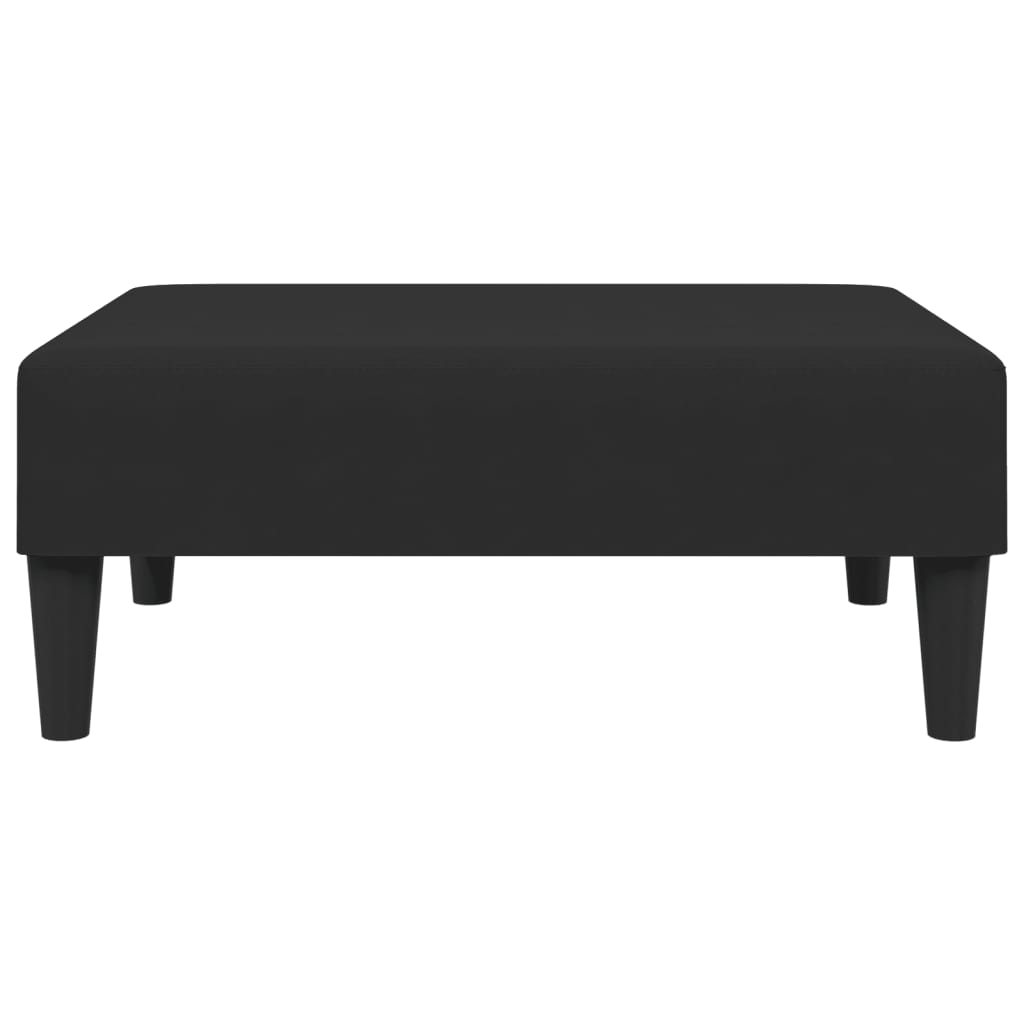 2 pcs conjunto de sofás veludo preto