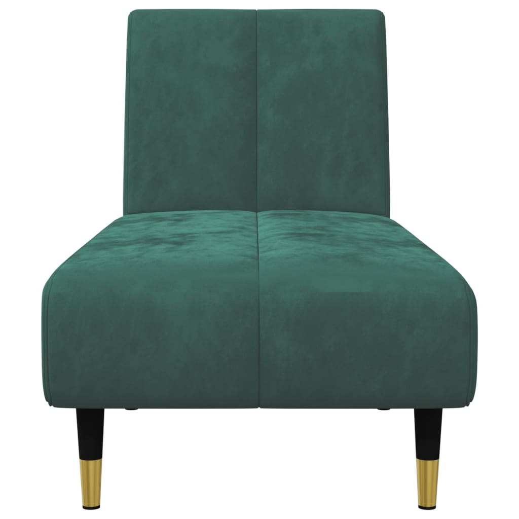 2 pcs conjunto de sofás veludo verde-escuro