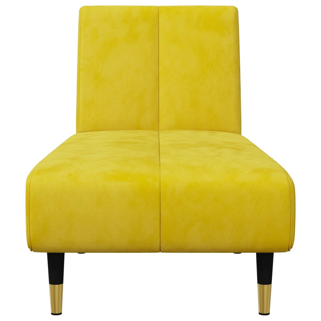 2 pcs conjunto de sofás veludo amarelo