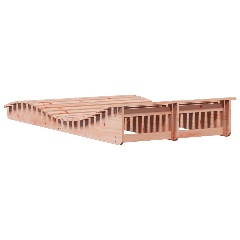 Sun lounger 205x110x31.5 cm solid douglas wood
