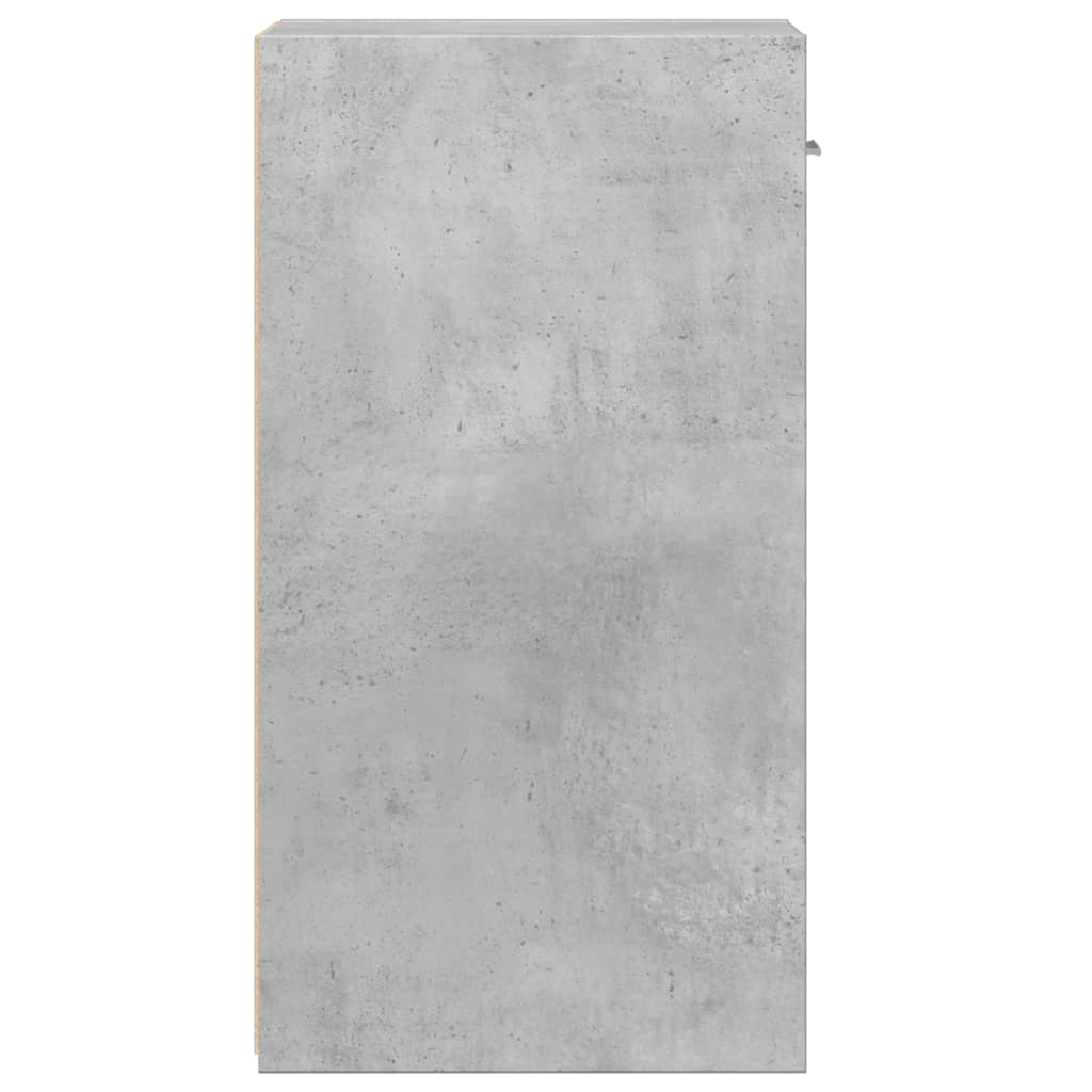 Mesas de cabeceira 2 pcs derivados de madeira cinzento cimento