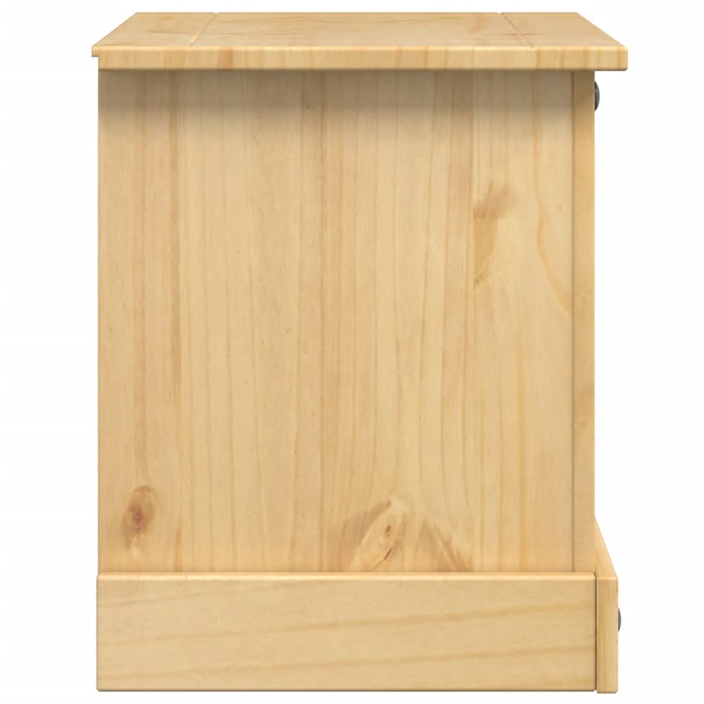 Corona bedside table 53x39x50 cm solid pine wood