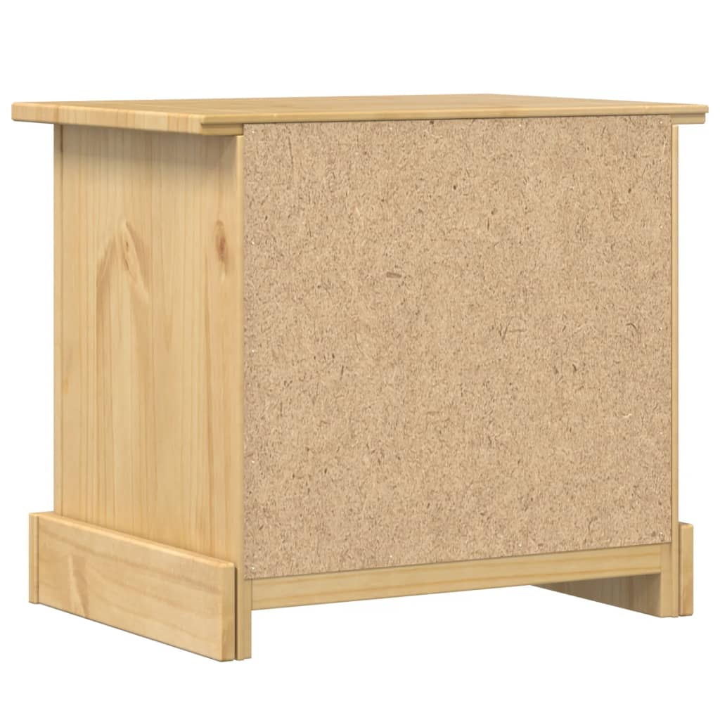 Corona bedside table 53x39x50 cm solid pine wood