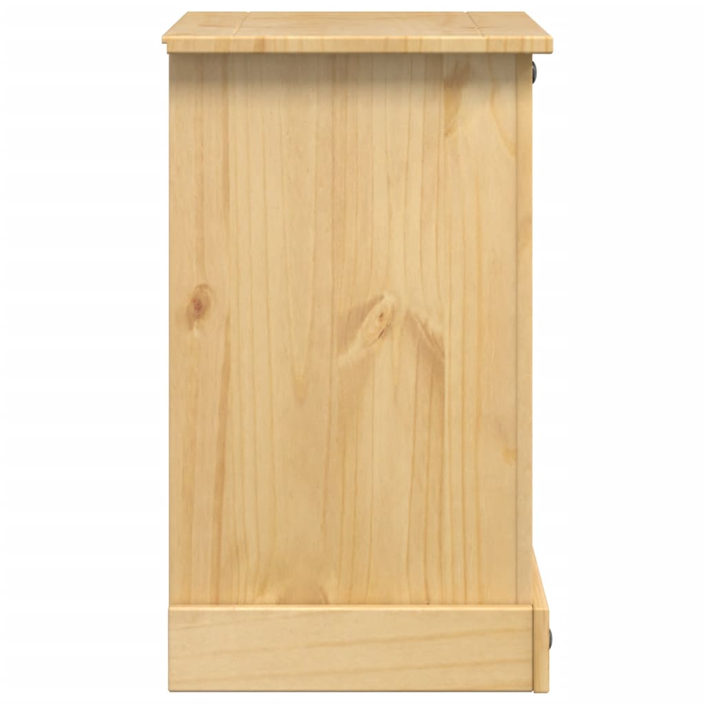 Corona bedside table 53x39x66 cm solid pine wood