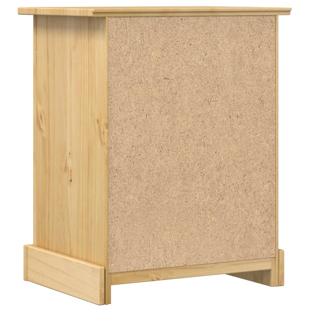 Corona bedside table 53x39x66 cm solid pine wood