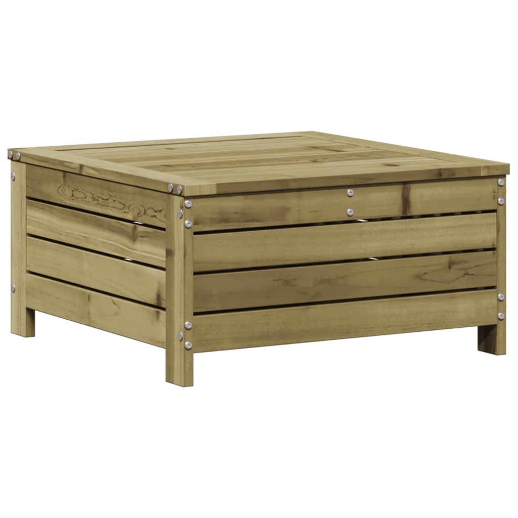 8 pcs conjunto lounge de jardim c/ almofadões pinho impregnado