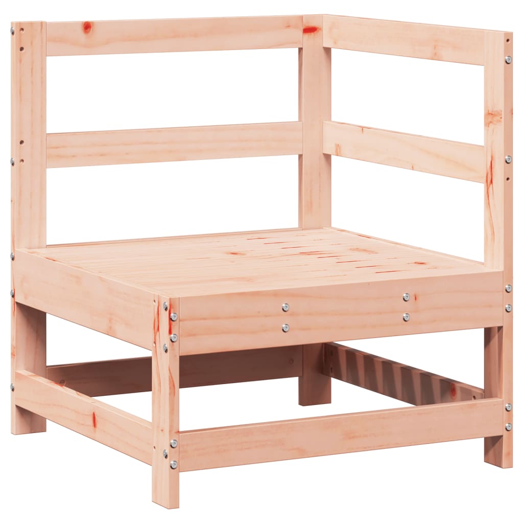 7 pcs conjunto lounge de jardim madeira de douglas maciça