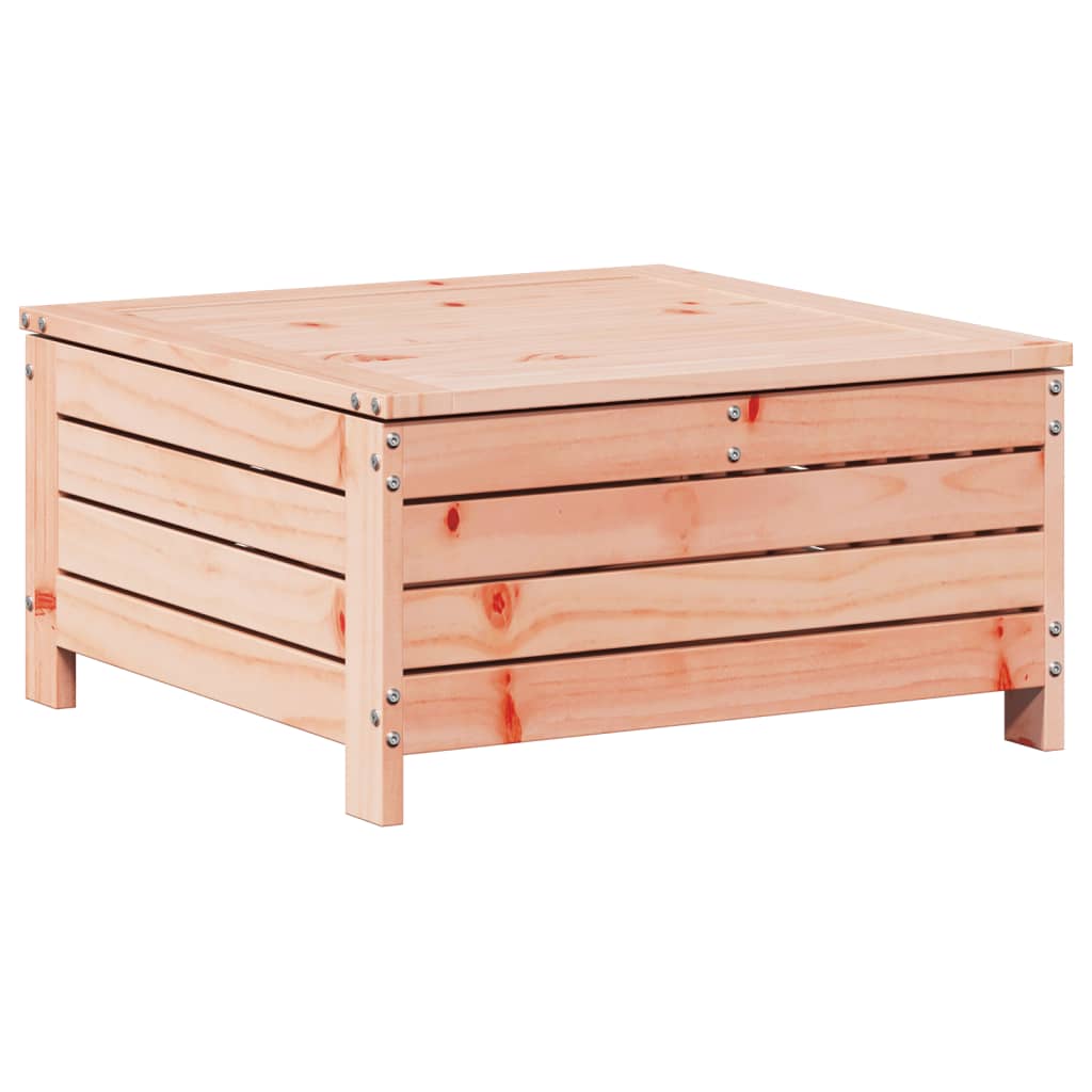 7 pcs conjunto lounge de jardim madeira de douglas maciça