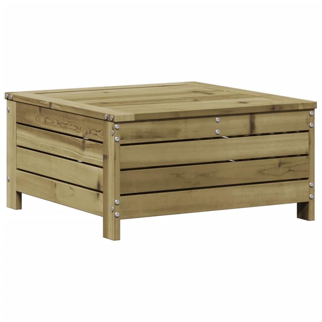8 pcs conjunto lounge de jardim c/ almofadões pinho impregnado