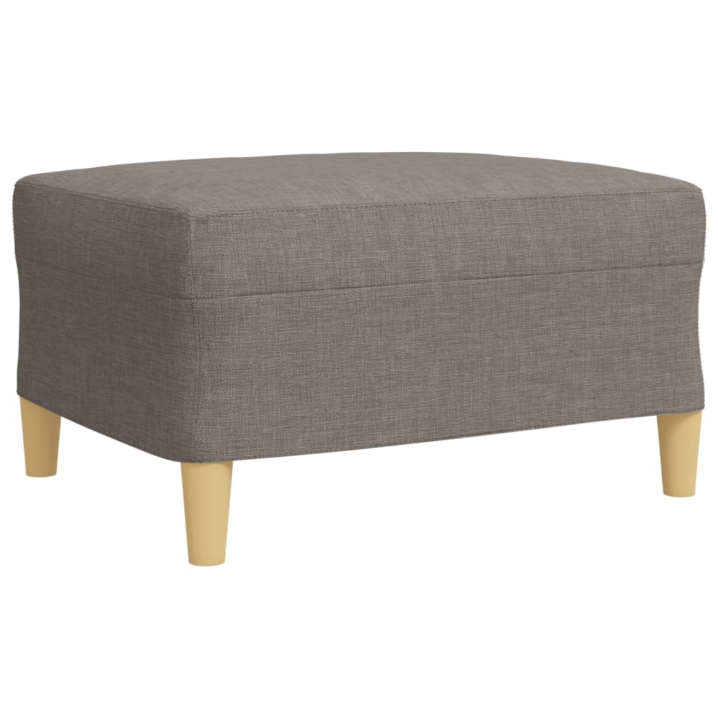 4 pcs conjunto de sofás c/ almofadas/apoio pés tecido