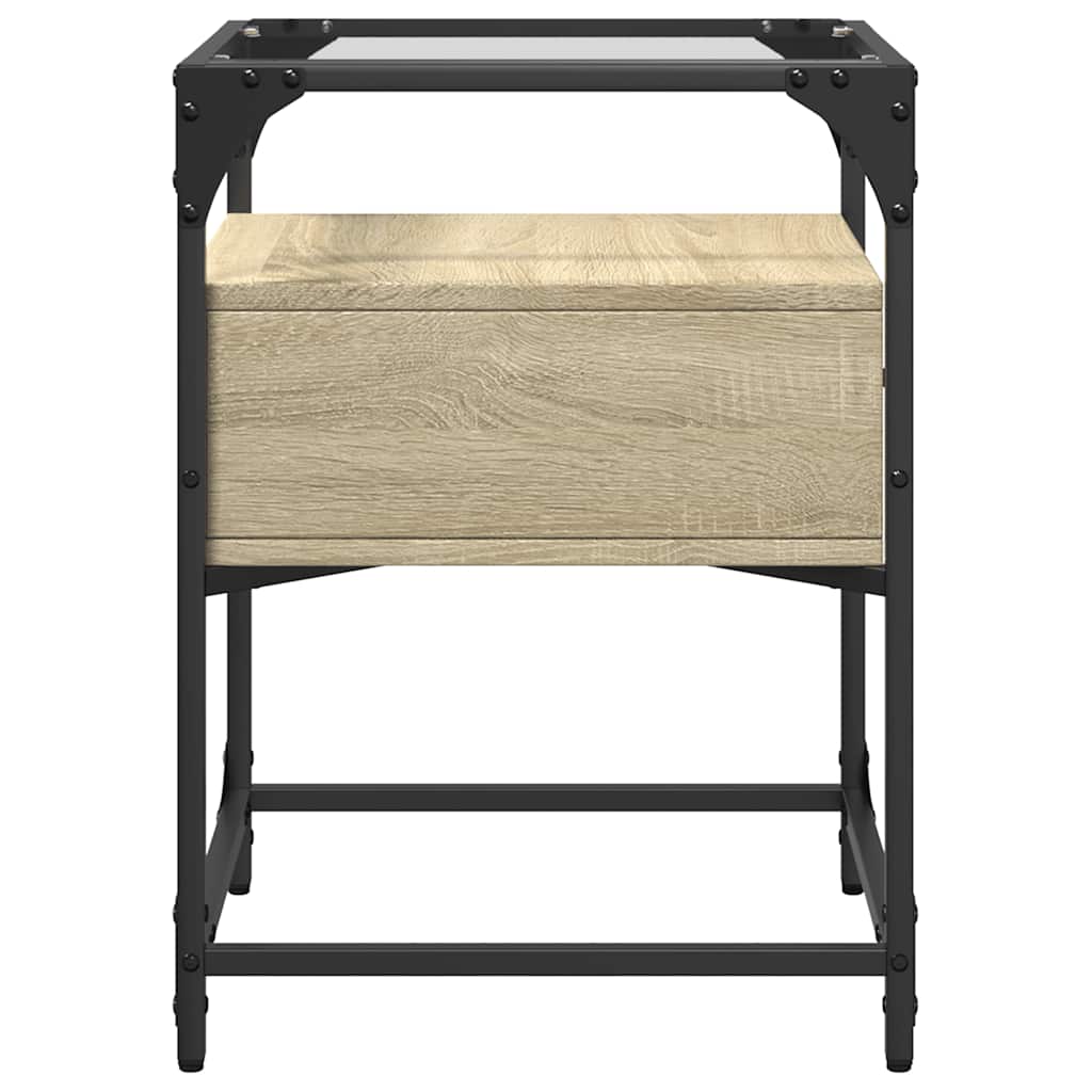 Bedside table 40x40x55 cm wood derivatives Sonoma oak