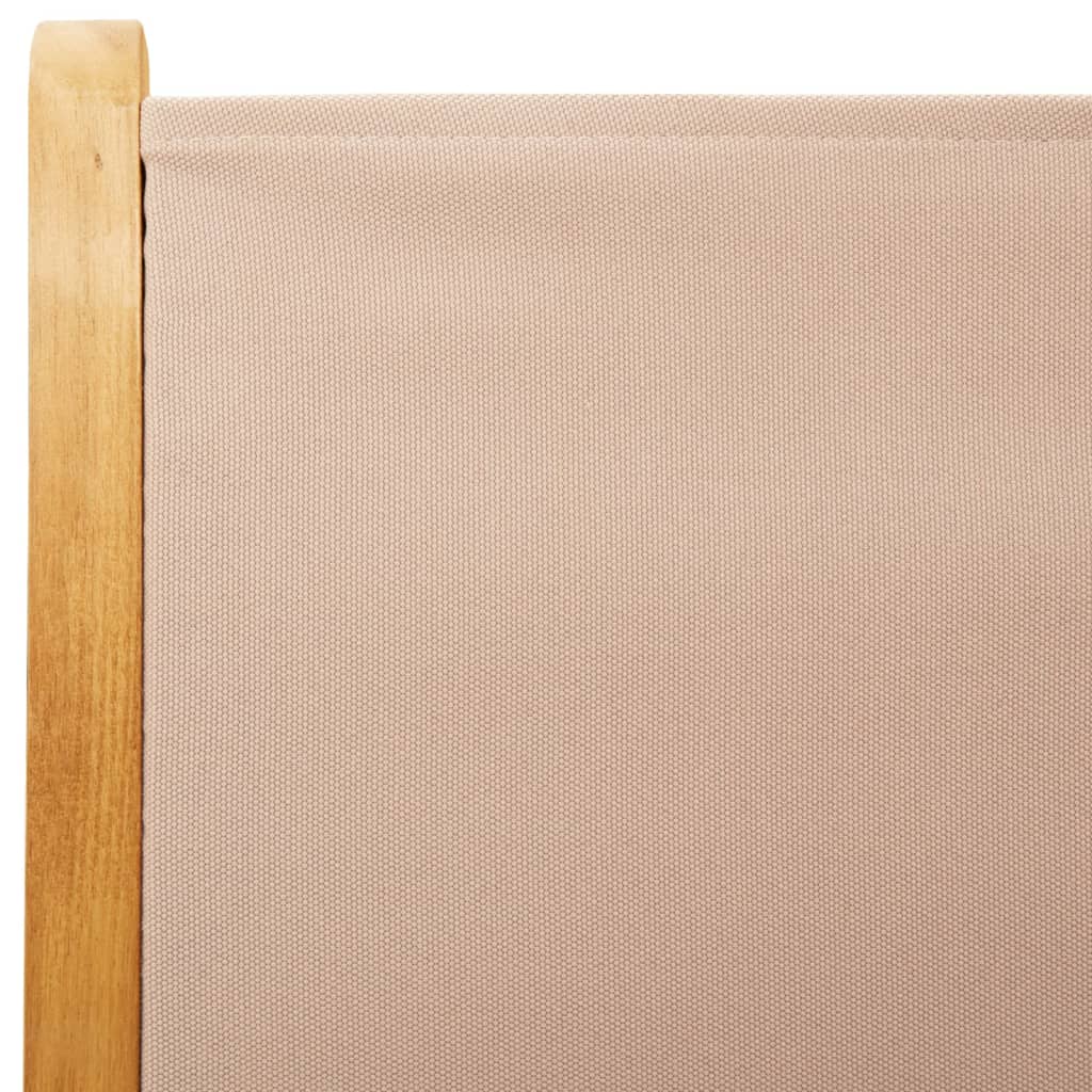 7 pcs conjunto jantar jardim tecido/madeira cinza-acastanhado