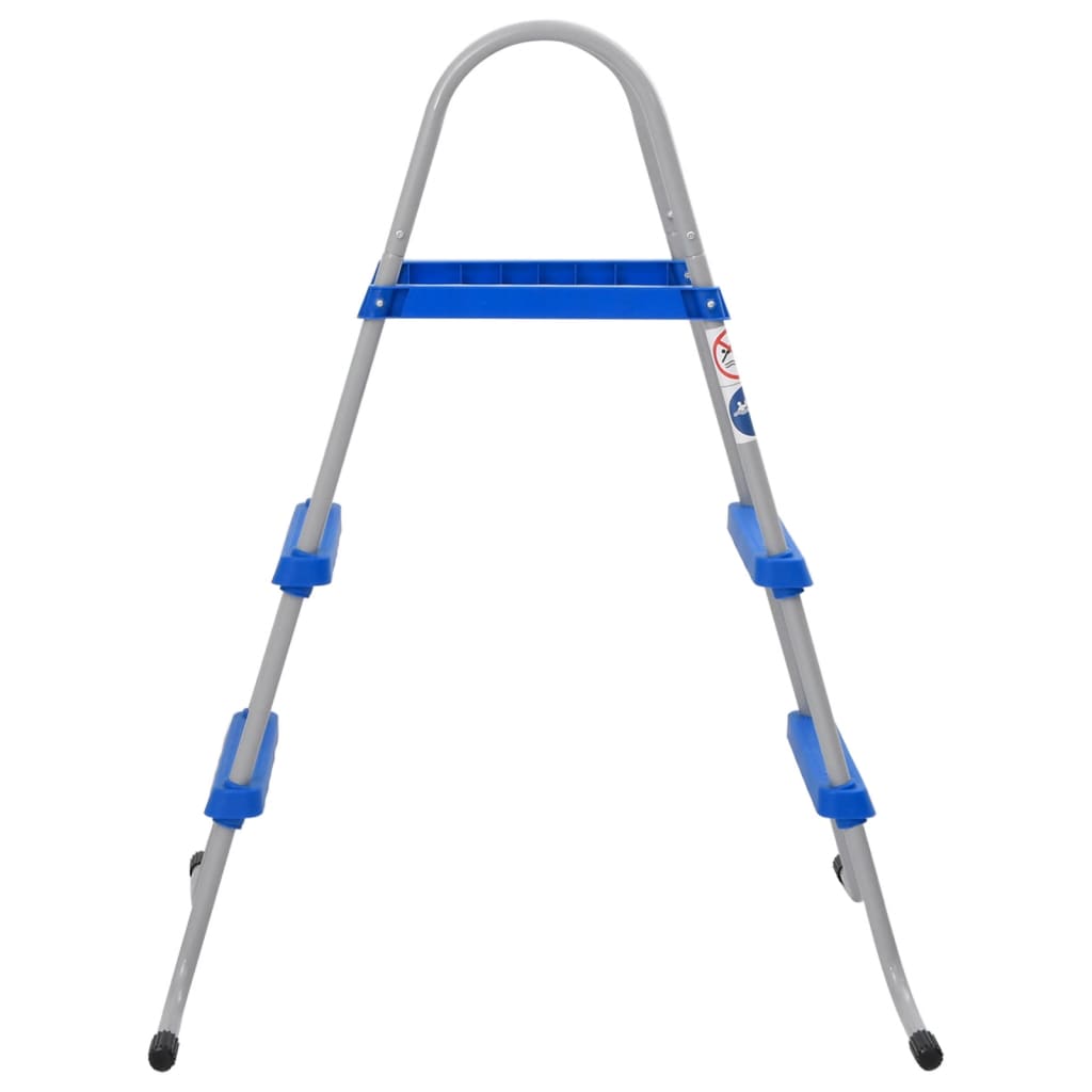 Pool ladder for above-ground pool 84 cm steel and plastic