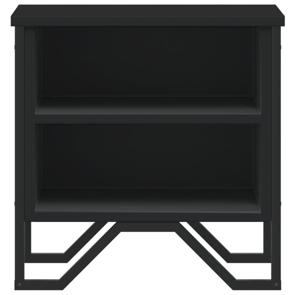 Mesa de cabeceira 40x30x40 cm contraplacado preto