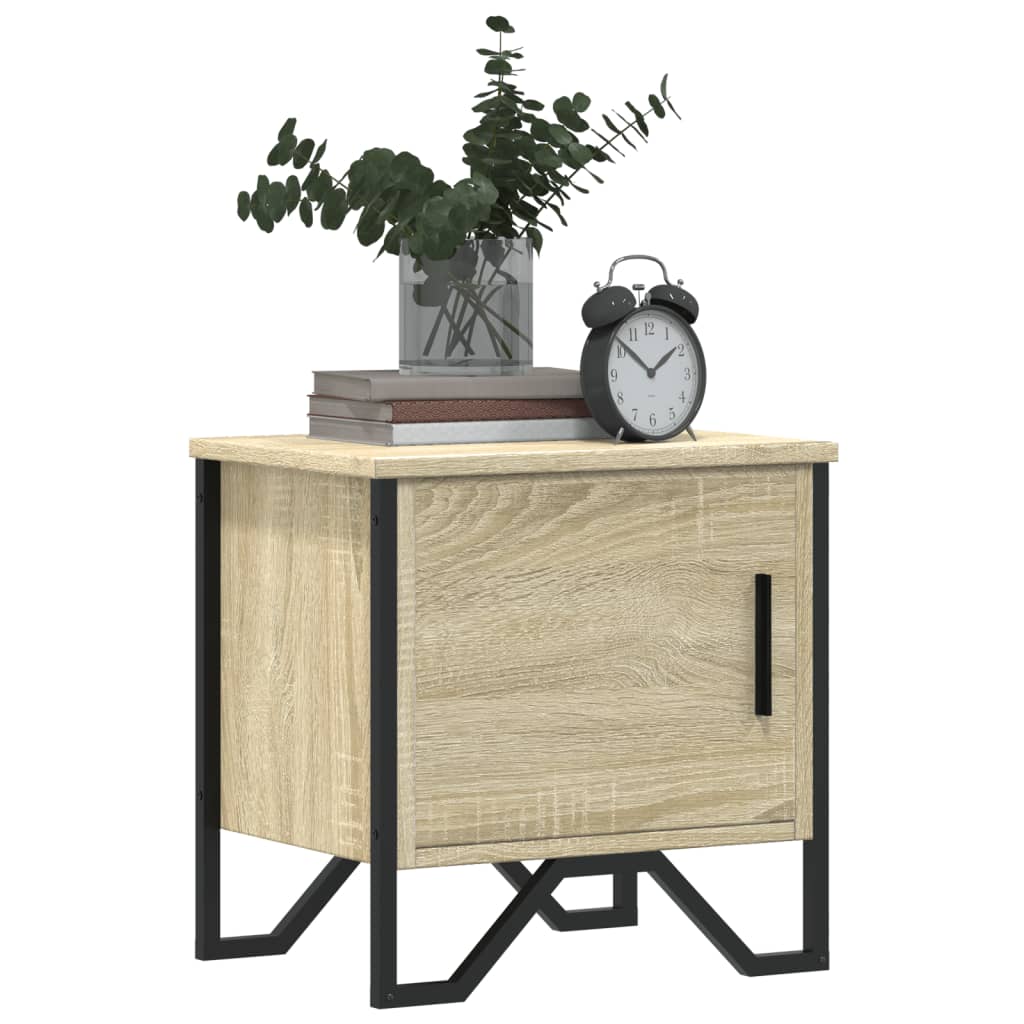 Mesa de cabeceira 40x30x40 cm contraplacado carvalho sonoma