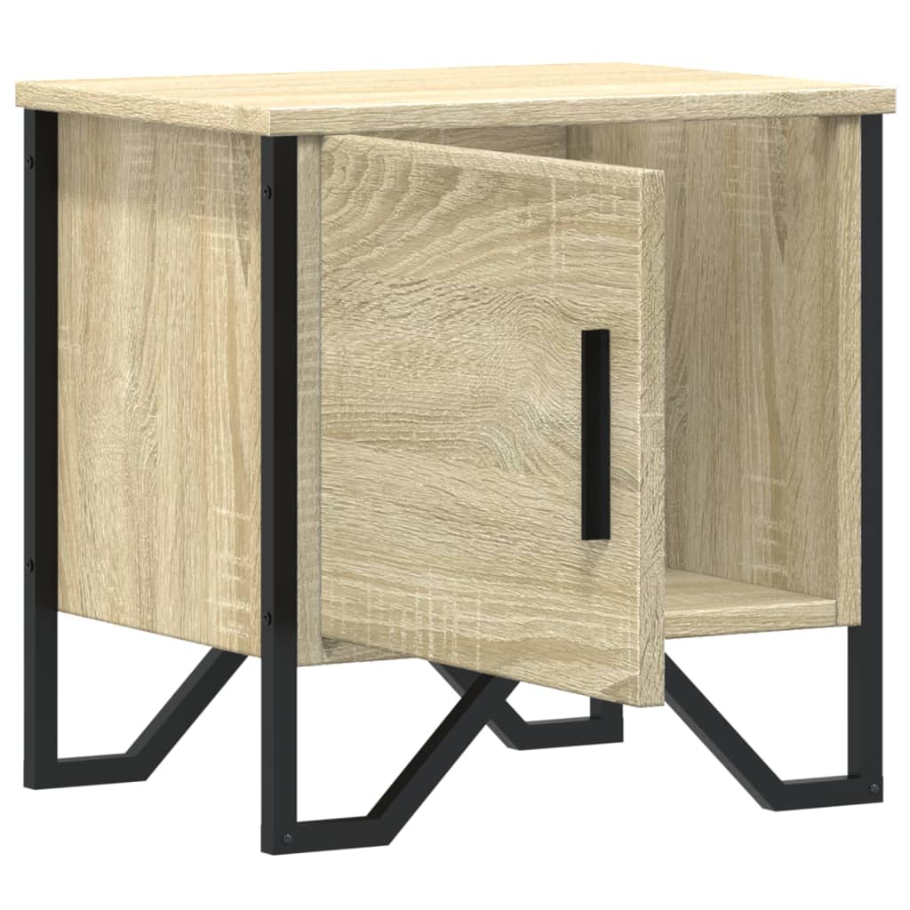 Mesa de cabeceira 40x30x40 cm contraplacado carvalho sonoma