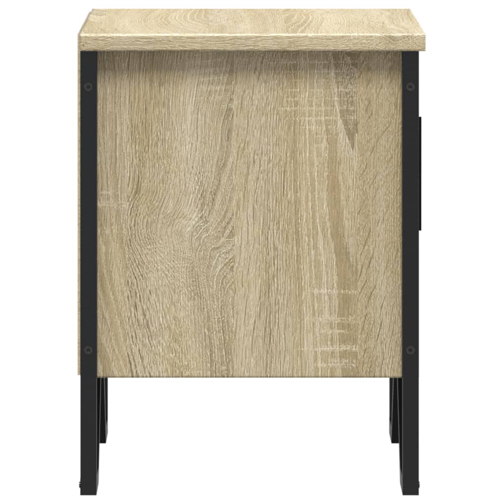 Mesa de cabeceira 40x30x40 cm contraplacado carvalho sonoma