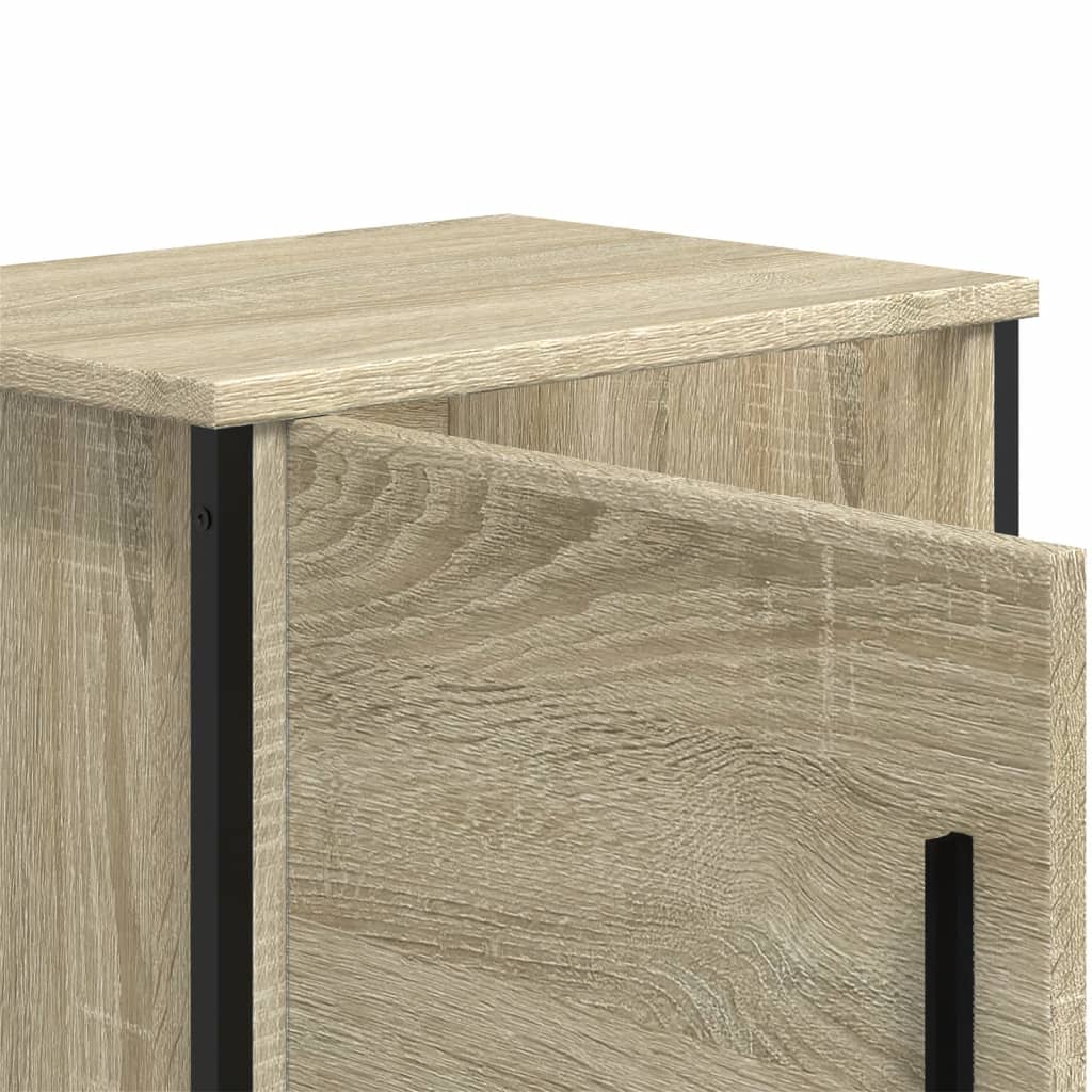 Mesa de cabeceira 40x30x40 cm contraplacado carvalho sonoma