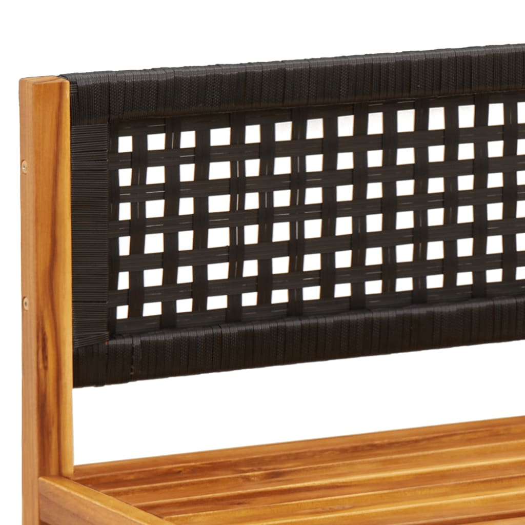 7 pcs garden sofa set with cushions solid acacia wood