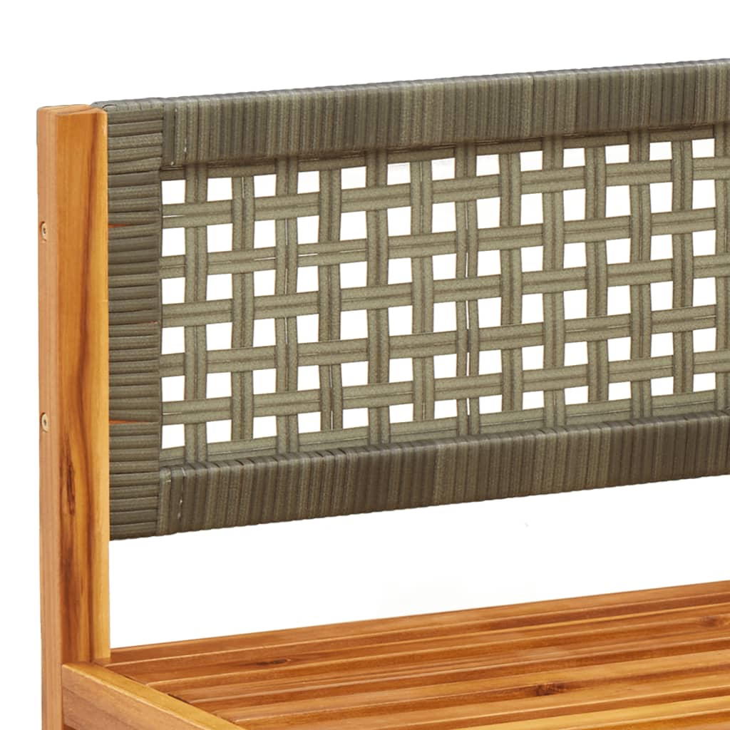 7 pcs garden sofa set with cushions solid acacia wood