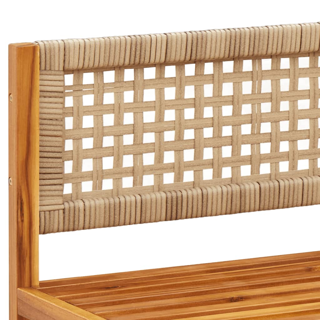 7 pcs garden sofa set with cushions solid acacia wood