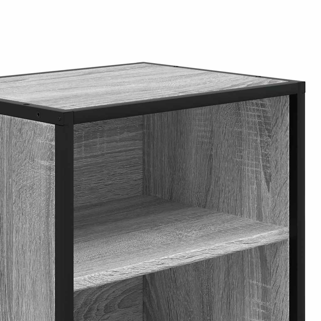 Mesas de cabeceira 2 pcs sonoma cinzento 40x31x50 cm madeira