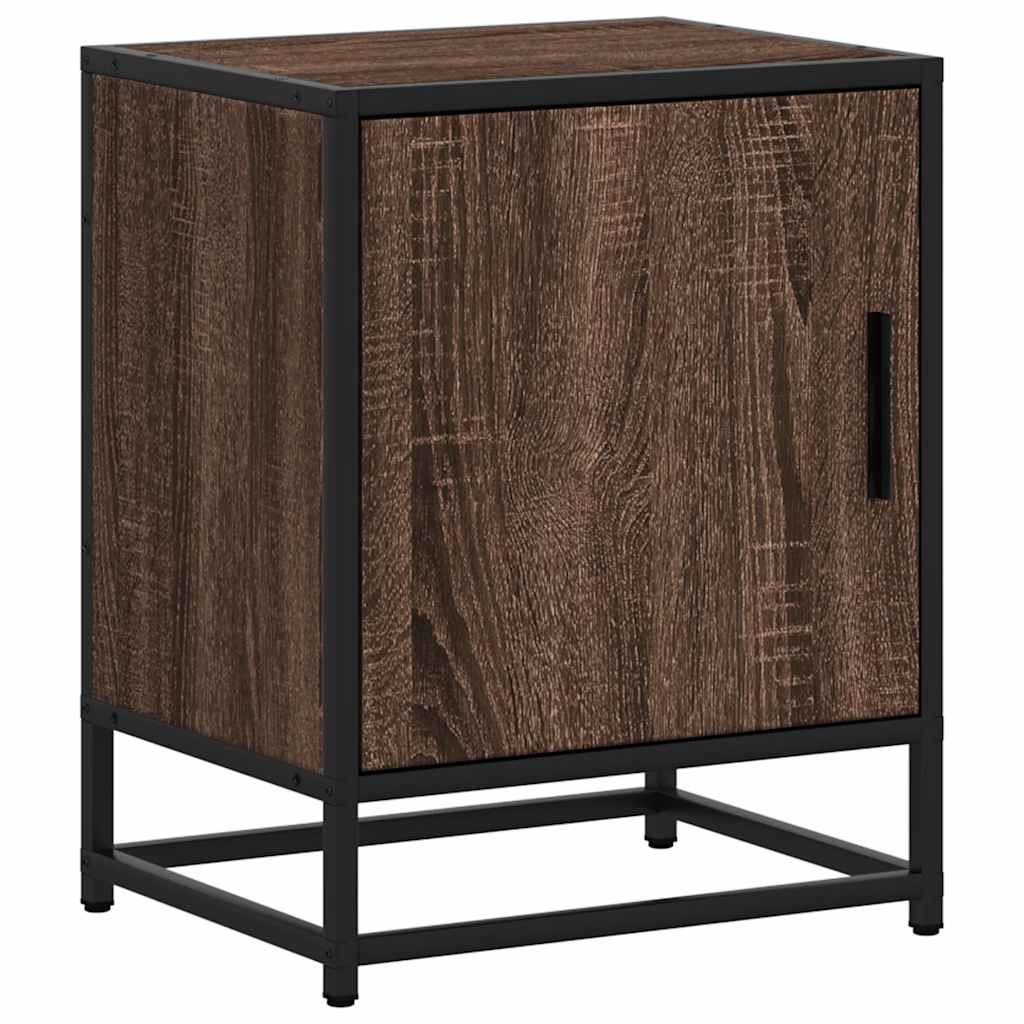 Mesas de cabeceira 2 pcs carvalho castanho 40x31x50 cm