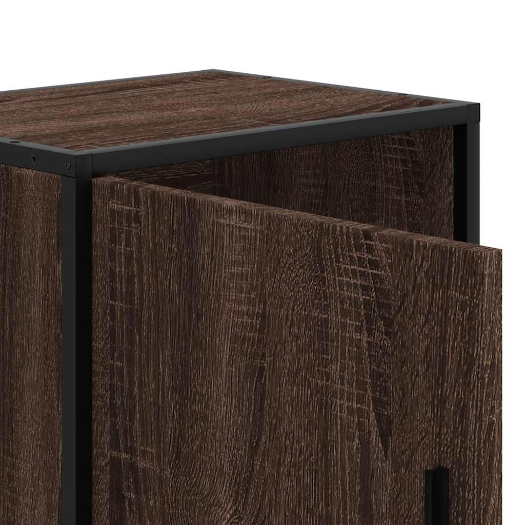 Mesas de cabeceira 2 pcs carvalho castanho 40x31x50 cm