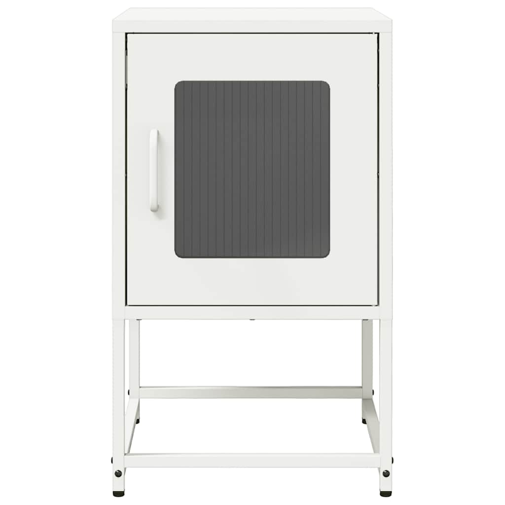 Mesa de cabeceira 36x39x60,5 cm aço laminado a frio branco