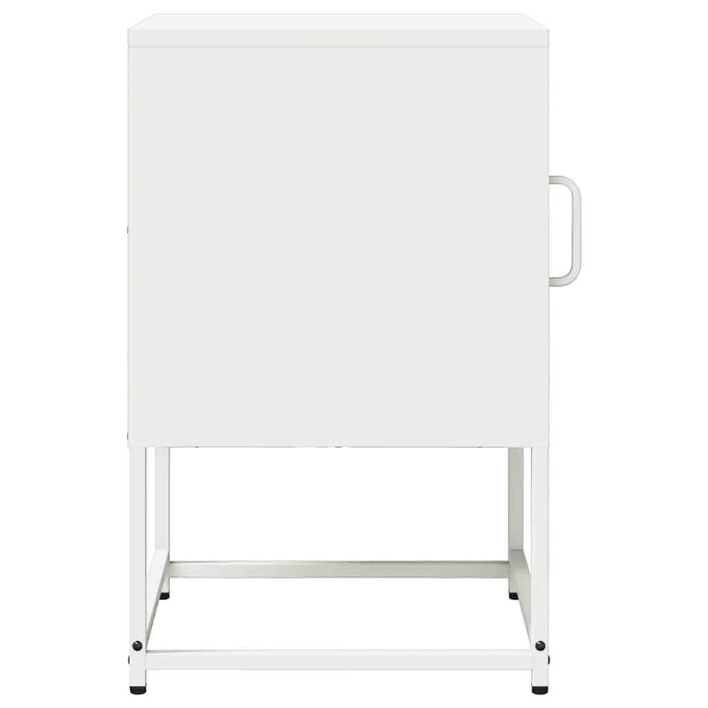 Mesa de cabeceira 36x39x60,5 cm aço laminado a frio branco