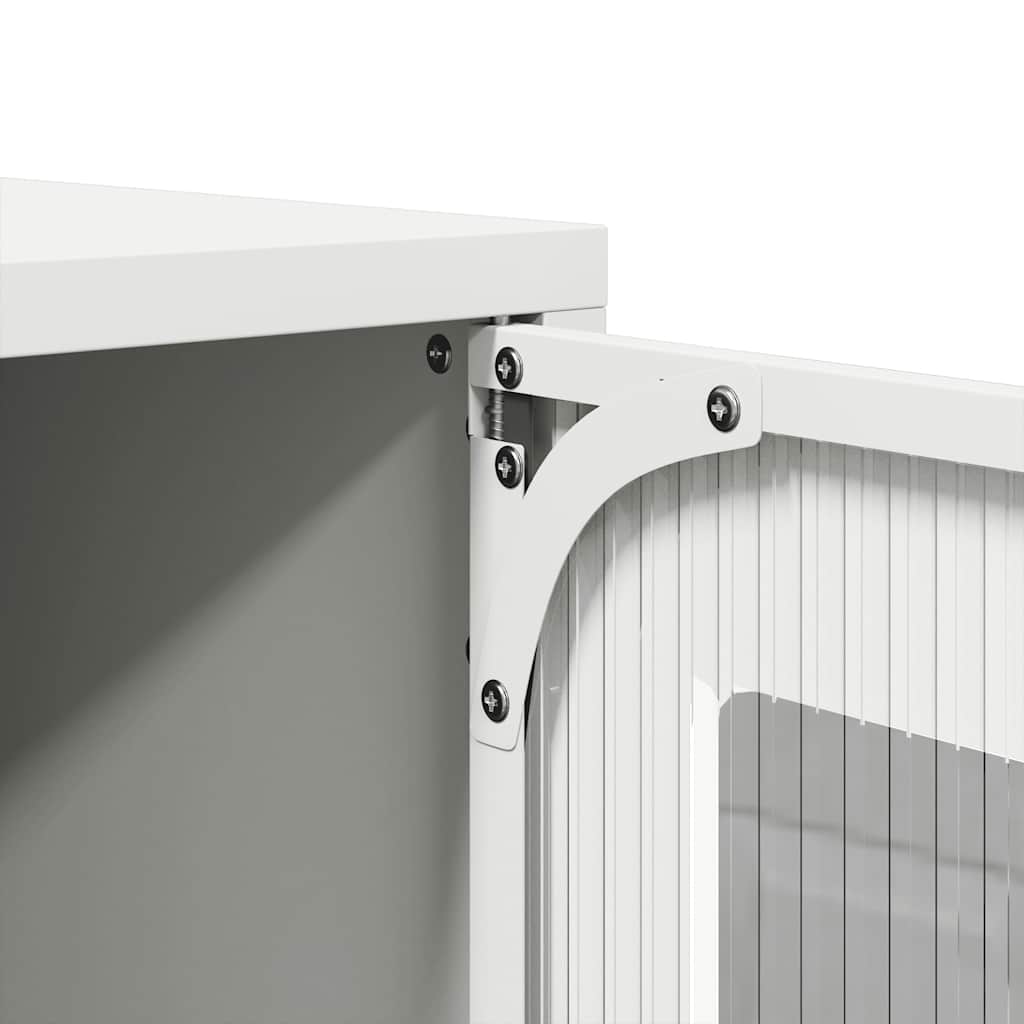 Mesa de cabeceira 36x39x60,5 cm aço laminado a frio branco
