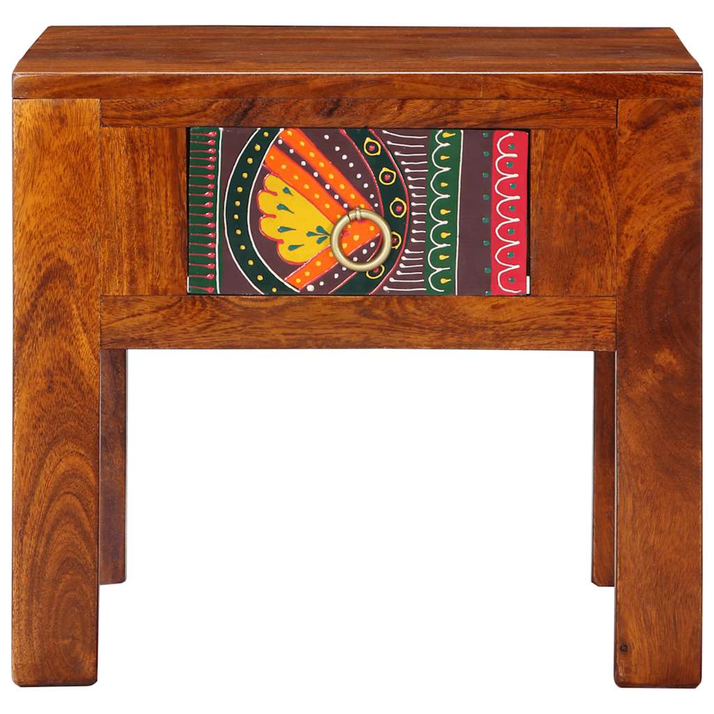 Bedside table 40x40x36 cm solid acacia wood