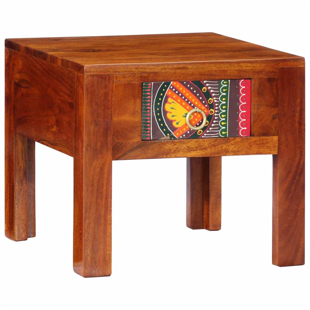 Bedside table 40x40x36 cm solid acacia wood