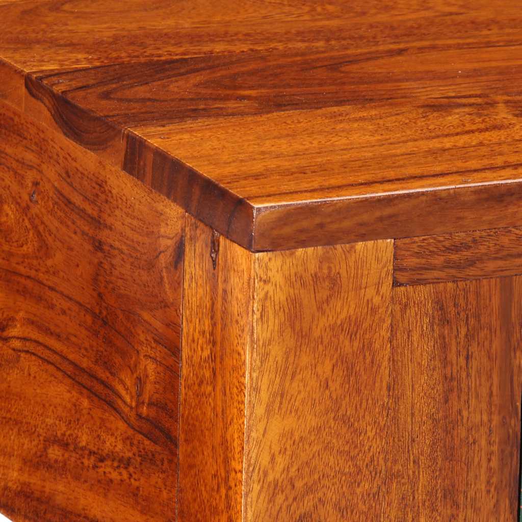 Bedside table 40x40x36 cm solid acacia wood