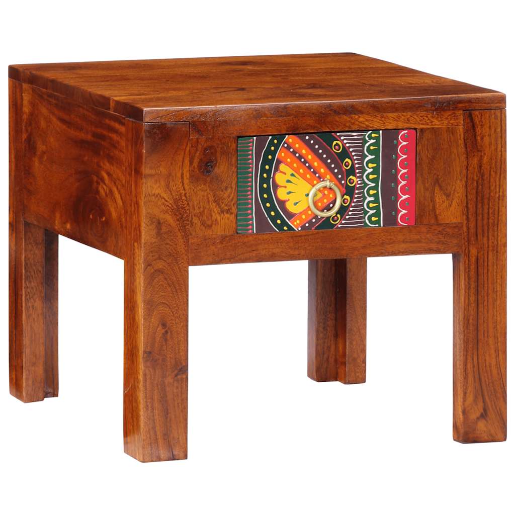 Bedside table 40x40x36 cm solid acacia wood