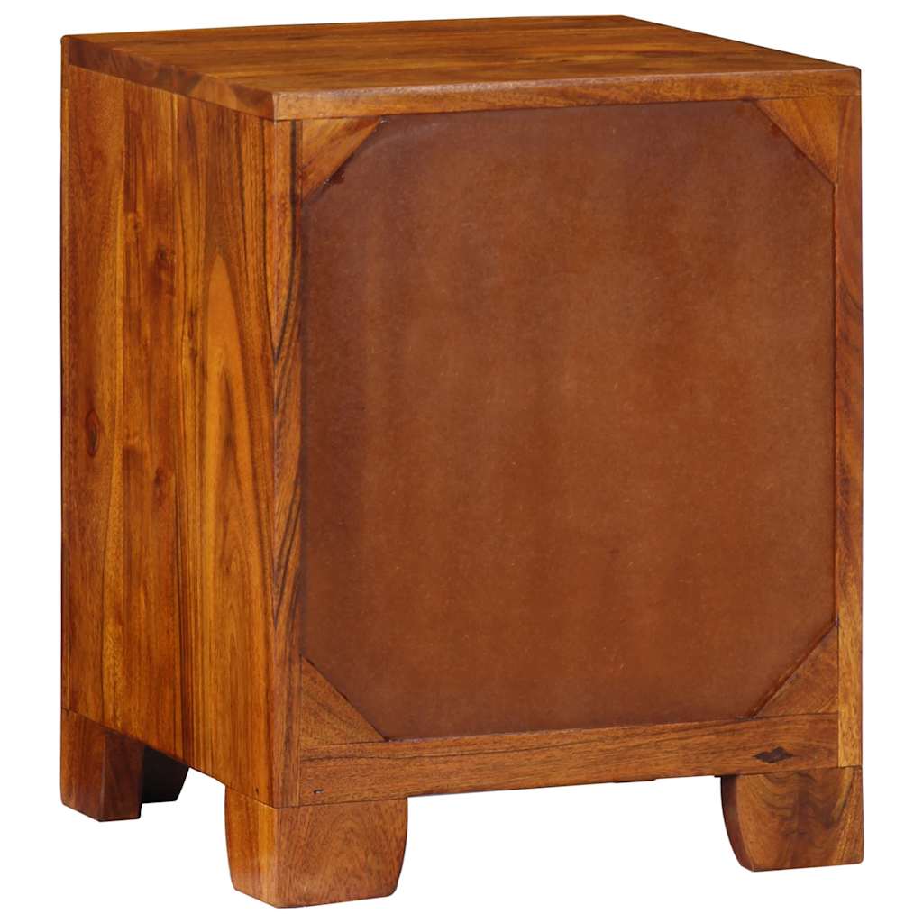 Bedside table 35x35x45 cm solid acacia wood