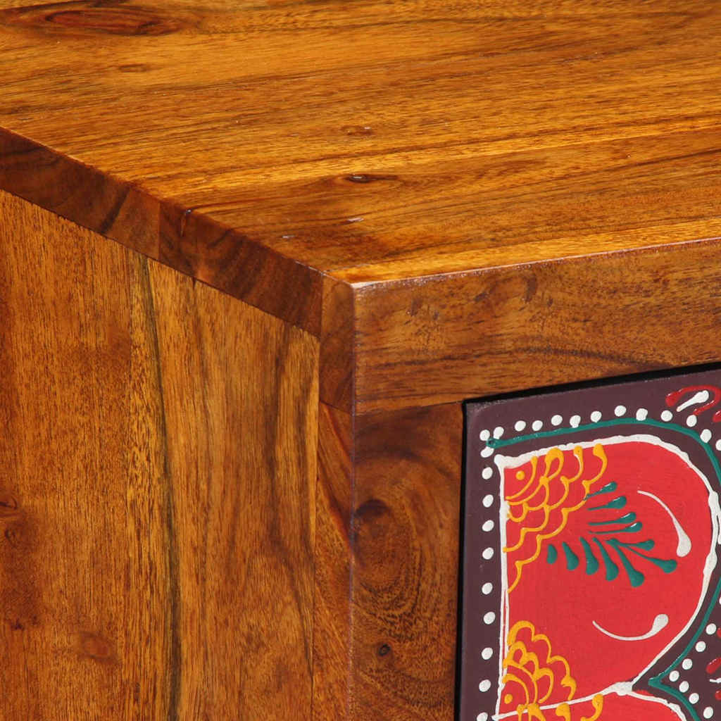 Bedside table 35x35x45 cm solid acacia wood