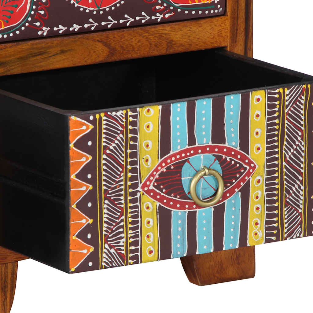 Bedside table 35x35x45 cm solid acacia wood