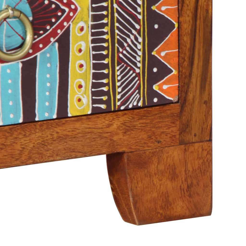 Bedside table 35x35x45 cm solid acacia wood