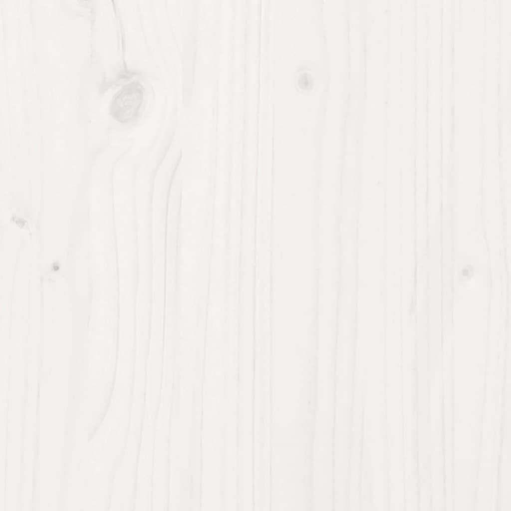 Mesa cabeceira c/ secretária 232x112x75 cm pinho maciço branco
