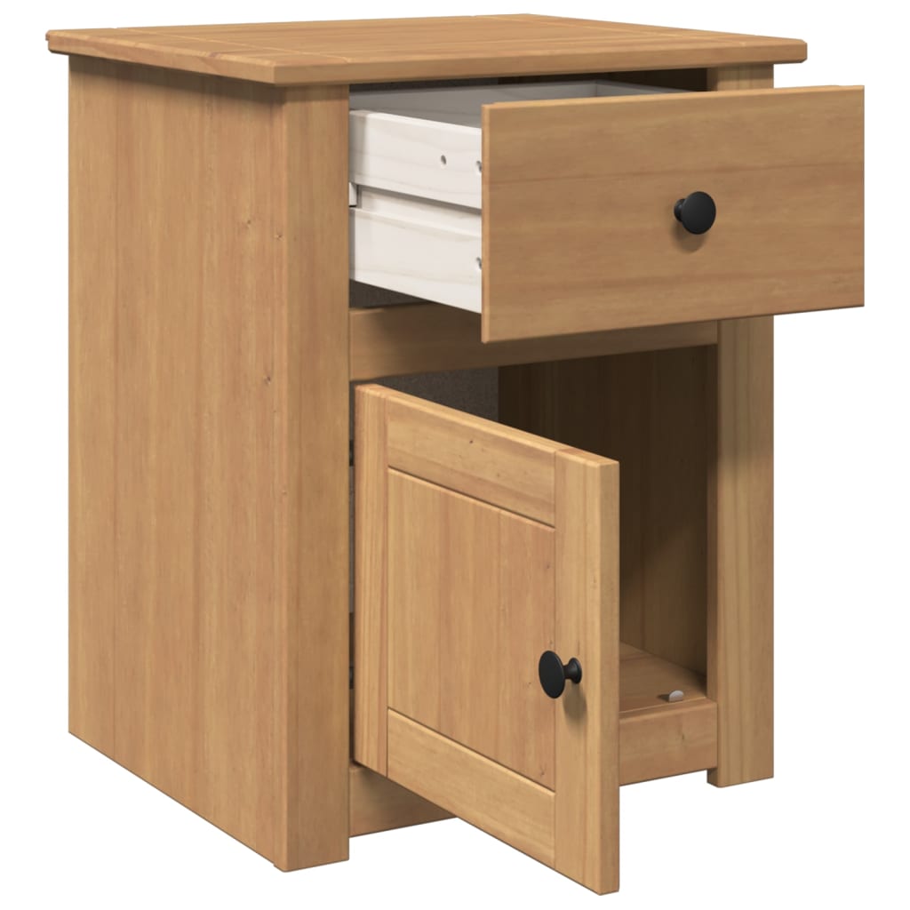 Panama bedside table 46x40x57 cm solid pine wood