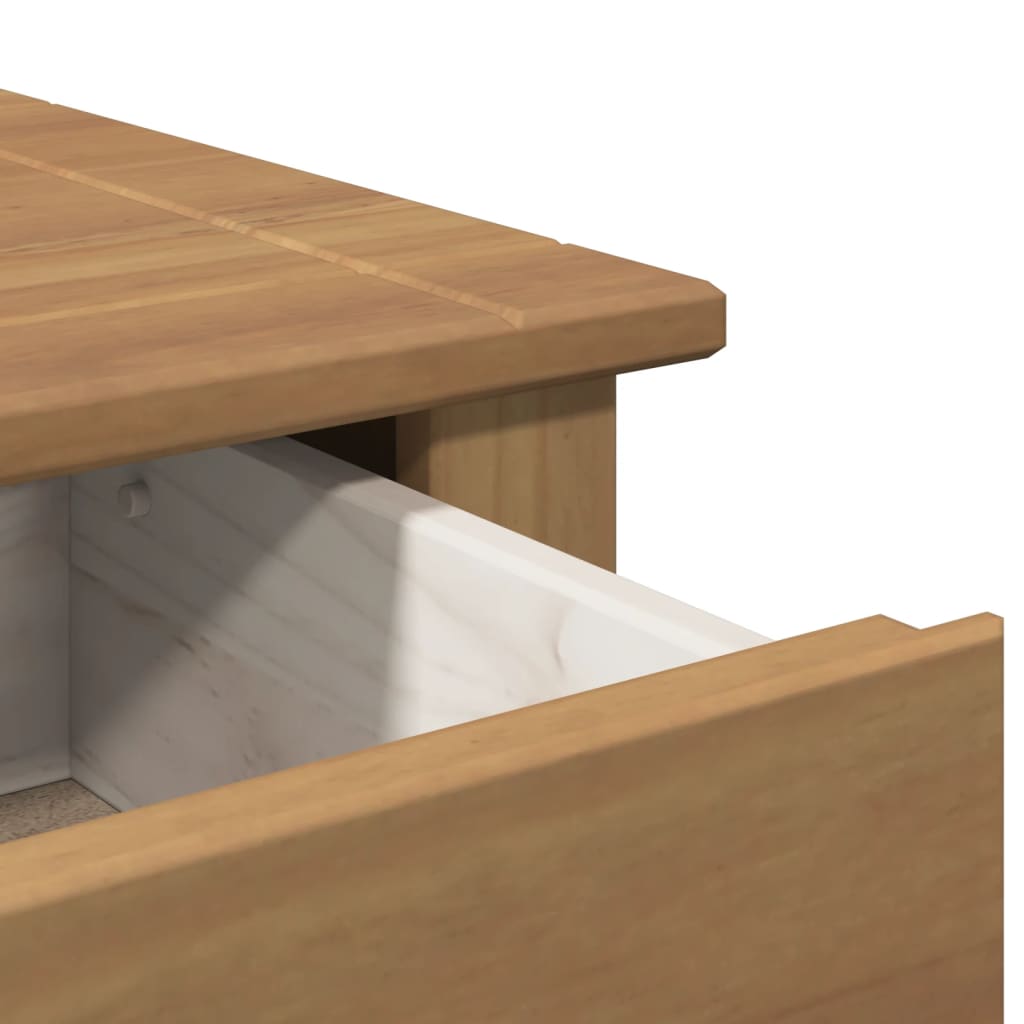 Panama bedside table 46x40x57 cm solid pine wood