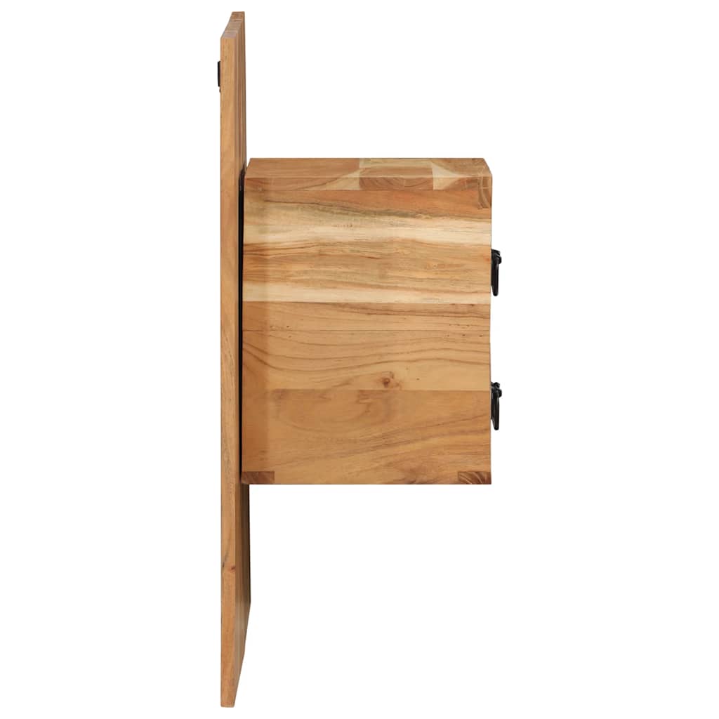 Bedside table 60x32x80 cm solid acacia wood