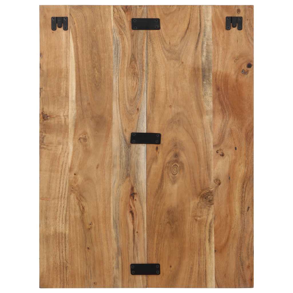 Bedside table 60x32x80 cm solid acacia wood