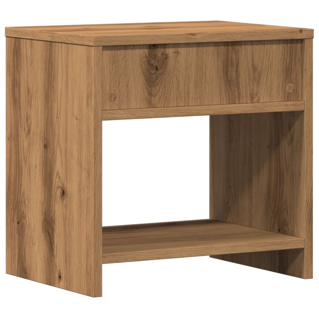 Bedside table 2 pcs made of artisian oak wood