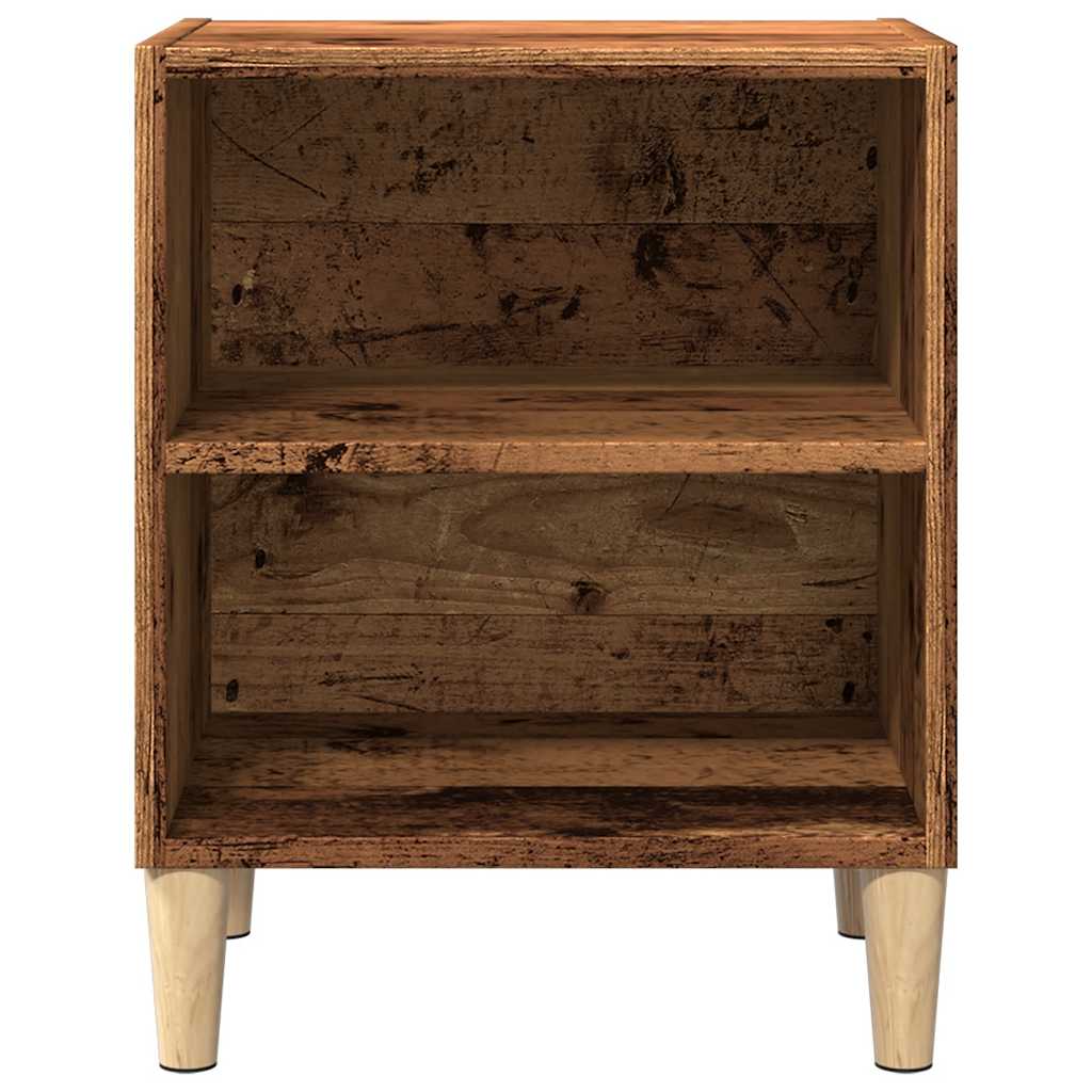 Mesa de cabeceira madeira velha 40x30x50 cm madeira trabalhada