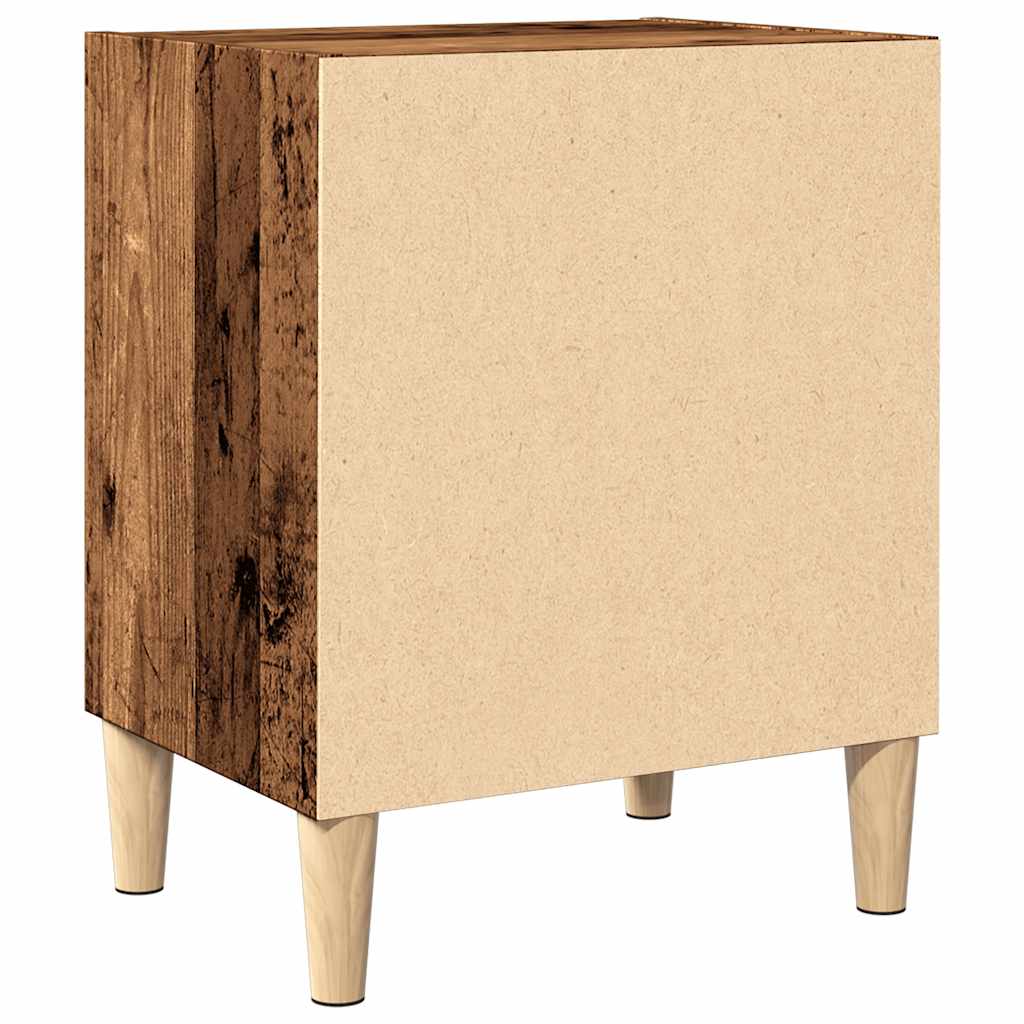 Mesa de cabeceira madeira velha 40x30x50 cm madeira trabalhada