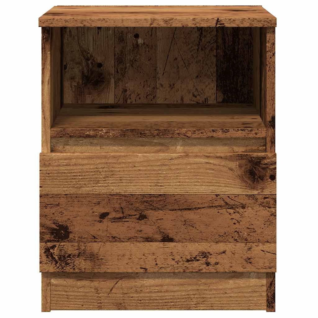 Mesa de cabeceira 40x40x50 cm derivados madeira madeira velha